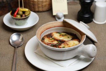 French onion soup $6.50